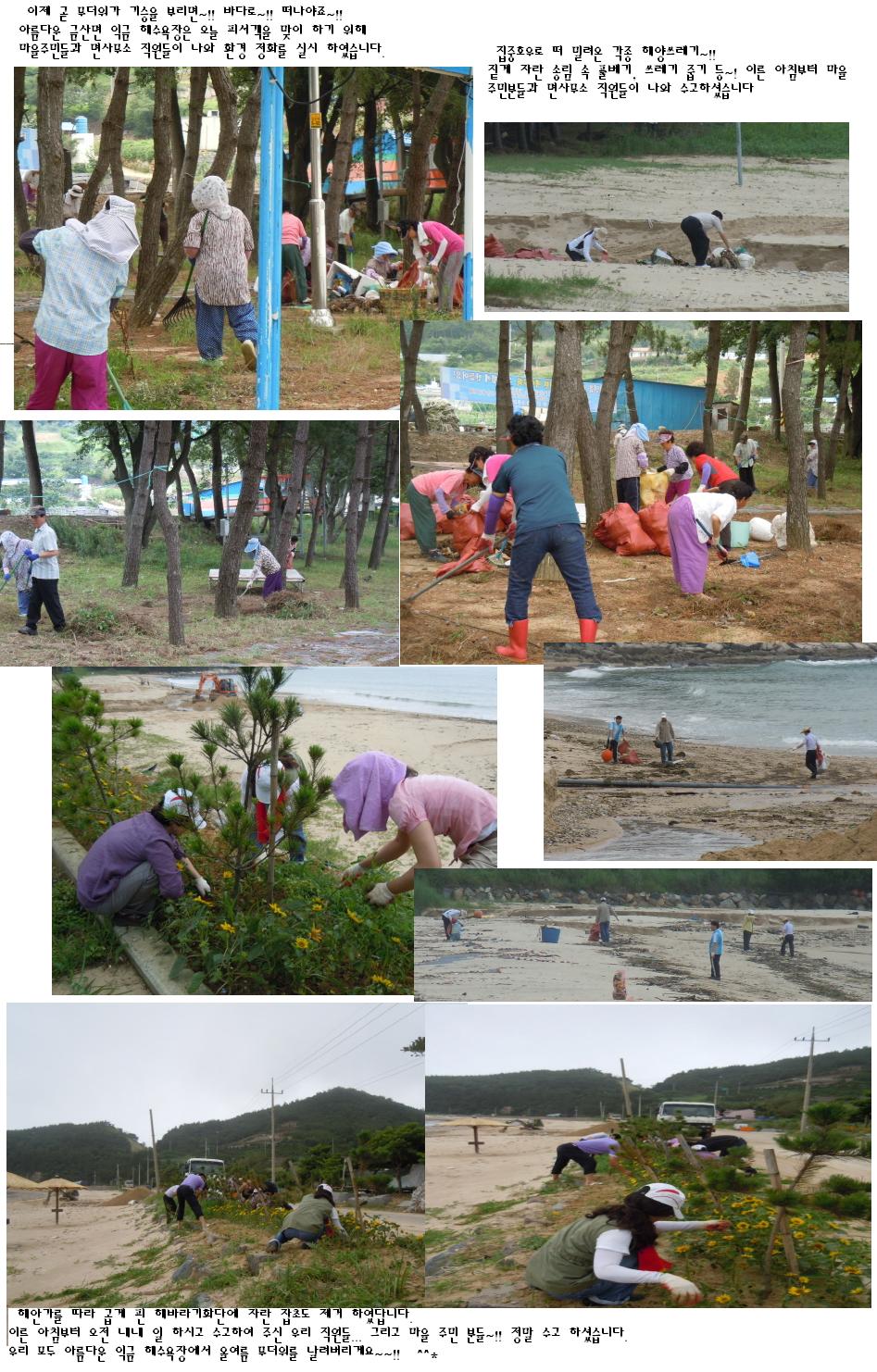 20110713익금해수욕장 청소.JPG